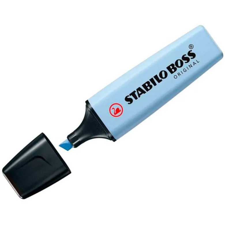 ROTULADOR STABILO BOSS FLUORESCENTE 70 PASTEL AZUL NUBLADO