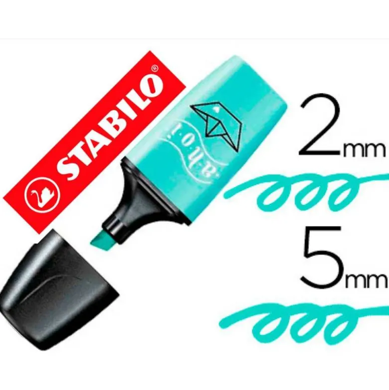 Rotulador Stabilo Boss Mini Pastellove color Toque de Turquesa