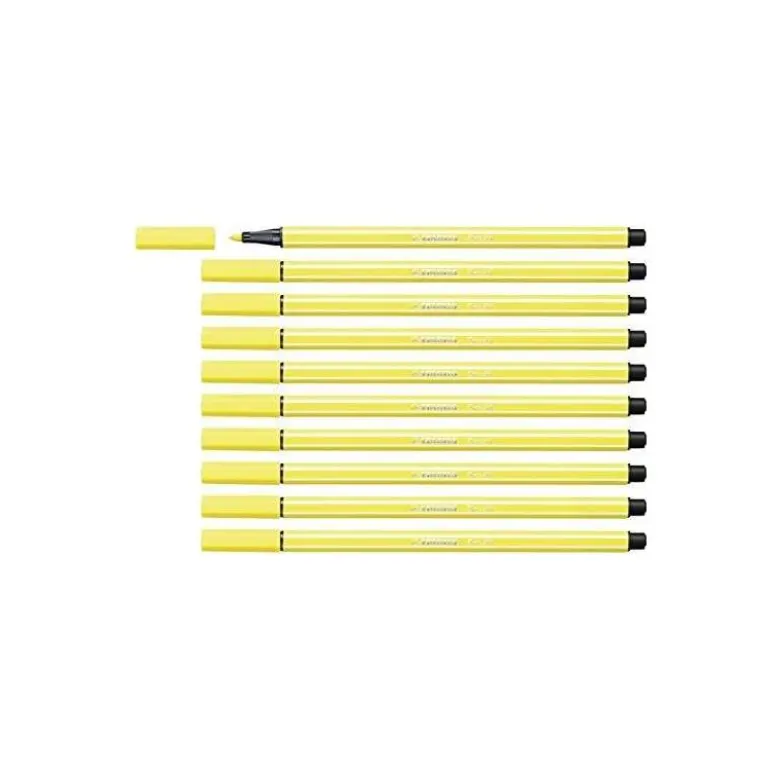 Rotulador Stabilo pen 68/24 1 mm Color Amarillo limón