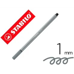 Rotulador Stabilo Pen 68/95 1 mm Color Gris claro