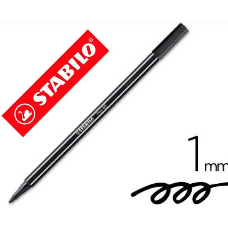Rotulador Stabilo pen 68/46 Color Negro 1 mm