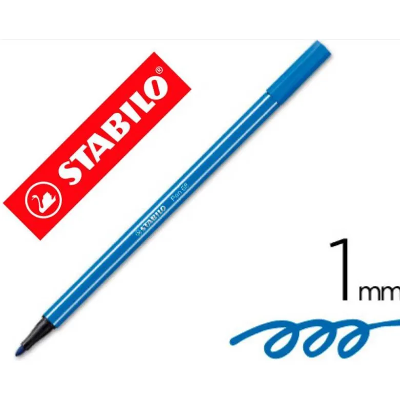 Rotulador Stabilo pen 68/32 Color Azul Marino ultramar 1 mm