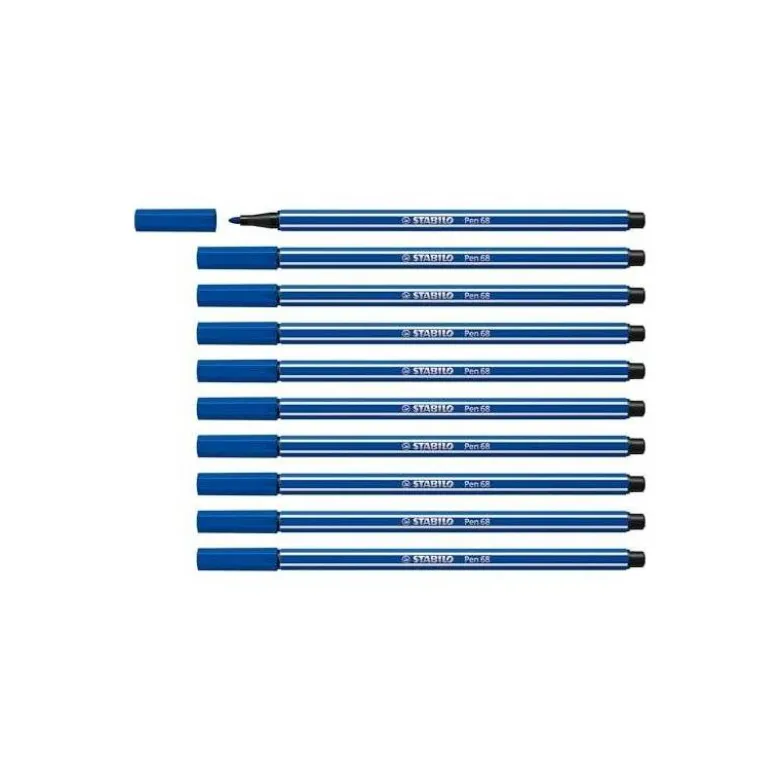Rotulador Stabilo pen 68/32 Color Azul Marino ultramar 1 mm