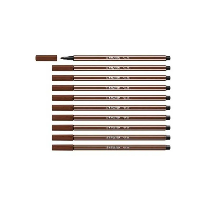 Rotulador Stabilo pen 68/45 Color Marrón 1 mm
