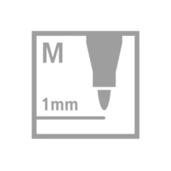 Rotulador Stabilo pen 68/96 Color Gris azulado medio 1 mm
