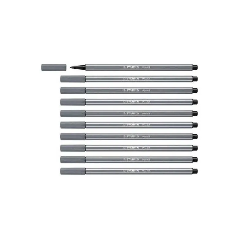 Rotulador Stabilo pen 68/96 Color Gris azulado medio 1 mm