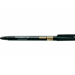 ROTULADOR STAEDTLER LUMOCOLOR RETROPROYECCION PUNTA DE FIBRA PERMANENTE SPECIAL 319-9 NEGRO PUNTA MEDIA