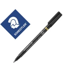 ROTULADOR STAEDTLER LUMOCOLOR RETROPROYECCION PUNTA DE FIBRA PERMANENTE SPECIAL 319-9 NEGRO PUNTA FINA
