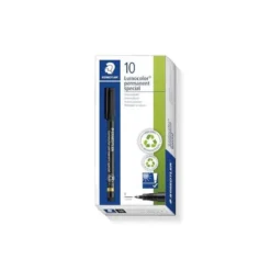 ROTULADOR STAEDTLER LUMOCOLOR RETROPROYECCION PUNTA DE FIBRA PERMANENTE SPECIAL 319-9 NEGRO PUNTA FINA