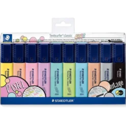Rotulador Staedtler Textsurfer Pastel Fluorescente estuche 10 colores surtidos