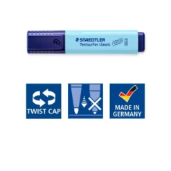 Rotulador Staedtler Textsurfer Pastel Fluorescente estuche 4 colores surtidos