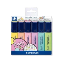 Rotulador Staedtler Textsurfer Pastel Fluorescente estuche 6 colores surtidos