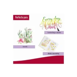 Rotulador Tombow Acuarelable Doble Punta Pincel Estuche de 12 Colores Pastel