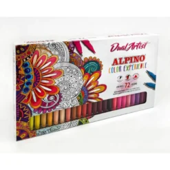 ROTULADOR ALPINO DUAL ARTIST DOBLE PUNTA COLOR EXPERIENCE ESTUCHE DE 72 UNIDADES COLORES SURTIDOS