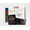 ROTULADOR ALPINO METALLIC LETTERING DOBLE PUNTA ESTUCHE DE 12 UNIDADES COLORES SURTIDOS