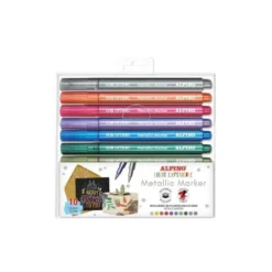 ROTULADOR ALPINO METALLIC MARKER COLOR EXPERIENCE ESTUCHE DE 10 UNIDADES COLORES SURTIDOS