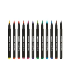 ROTULADOR ALPINO PUNTA DE PINCEL LETTERING ESTUCHE DE 12 UNIDADES COLORES SURTIDOS