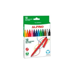 ROTULADOR ALPINO STANDARD LOTE 12 CAJAS 12 COLORES SURTIDOS + 6 CAJAS 24 COLORES SURTIDOS (3 GRATIS)
