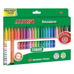 Rotulador Alpino Standard Punta Fina Caja 24 rotuladores