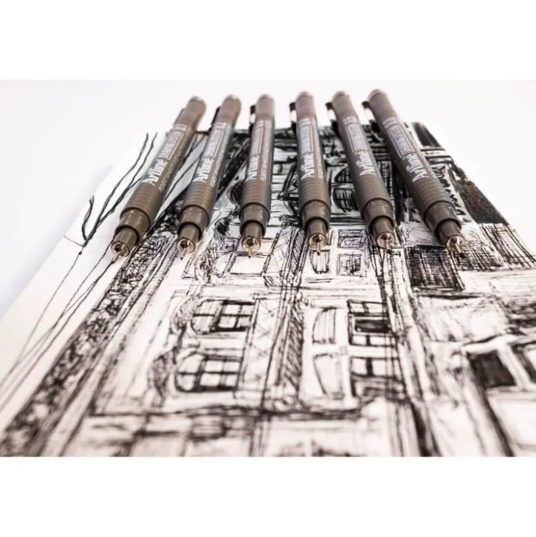 ROTULADOR ARTLINE CALIBRADO MICROMETRICO NEGRO ILLUSTRATION PEN EK-282ILN PUNTA POLIACETAL 0,2MM