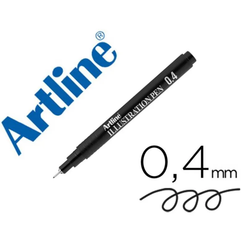 ROTULADOR ARTLINE CALIBRADO MICROMETRICO NEGRO ILLUSTRATION PEN EK-284ILN PUNTA POLIACETAL 0,4MM