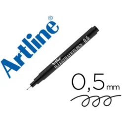 ROTULADOR ARTLINE CALIBRADO MICROMETRICO NEGRO ILLUSTRATION PEN EK-285ILN PUNTA POLIACETAL 0,5MM