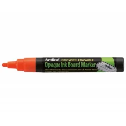 Rotulador Artline EPW-4 para pizarra tipo tiza Color naranja bolsa 4 rotuladores