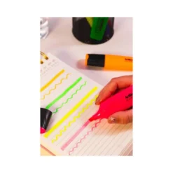 ROTULADOR ARTLINE FLUORESCENTE EK-690 ECO GREEN PUNTA BISELADA 1-4 MM AZUL