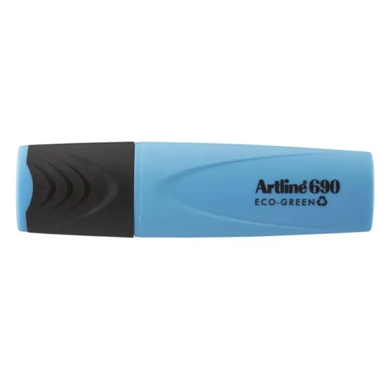 ROTULADOR ARTLINE FLUORESCENTE EK-690 ECO GREEN PUNTA BISELADA 1-4 MM AZUL
