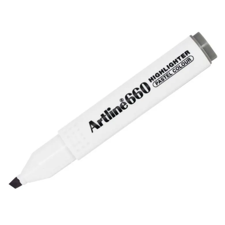 ROTULADOR ARTLINE FLUORESCENTE EK-660 GRIS PASTEL PUNTA BISELADA