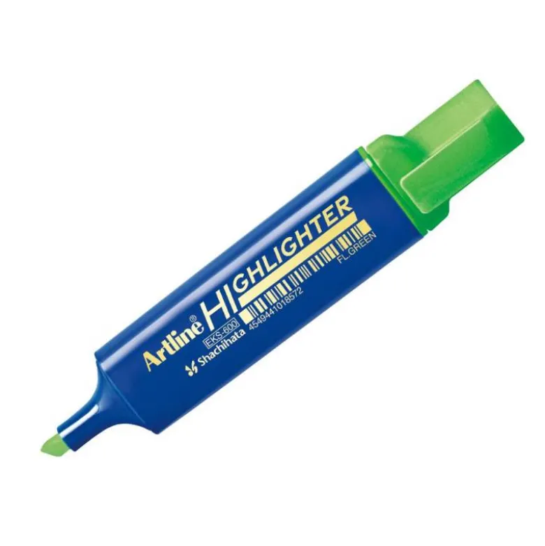 ROTULADOR ARTLINE FLUORESCENTE EKS-600 VERDE PUNTA BISELADA