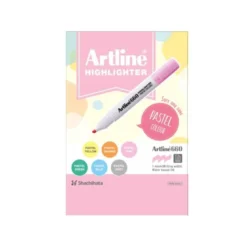 ROTULADOR ARTLINE FLUORESCENTE EK-660 COLORES PASTEL EXPOSITOR DE 36 UNIDADES COLORES SURTIDOS