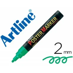 Rotulador Artline Poster Marker EPP-4 Punta Redonda Trazo 2mm Color Verde
