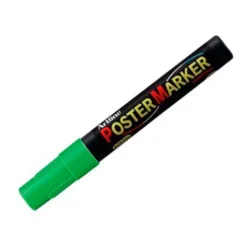 Rotulador Artline Poster Marker EPP-4 Punta Redonda Trazo 2mm Color Verde Flúor