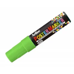 Rotulador Artline Poster Marker EPP-6 Punta Redonda Trazo 6mm Color Verde Flúor