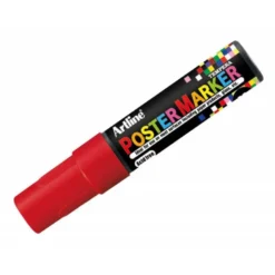 Rotulador Artline Poster Marker EPP-12 Punta Redonda Trazo 12mm Color Rojo