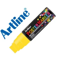 ROTULADOR ARTLINE POSTER MARKER EPP-20 PUNTA RECTANGULAR 20 MM COLOR AMARILLO FLUOR