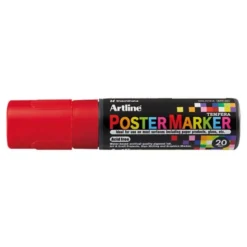 ROTULADOR ARTLINE POSTER MARKER EPP-20 PUNTA RECTANGULAR 20 MM COLOR ROJO