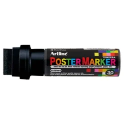 ROTULADOR ARTLINE POSTER MARKER EPP-30 PUNTA RECTANGULAR 30 MM COLOR NEGRO
