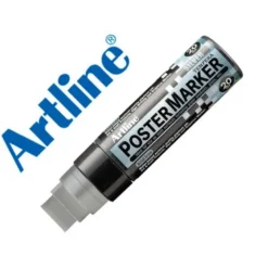 ROTULADOR ARTLINE POSTER MARKER EPP-20 PUNTA RECTANGULAR 20 MM COLOR PLATA