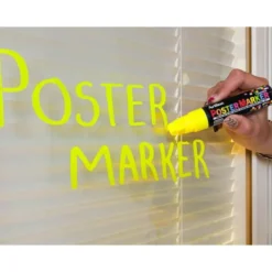 ROTULADOR ARTLINE POSTER MARKER EPP-12 PUNTA RECTANGULAR 12 MM COLOR AMARILLO FLUOR