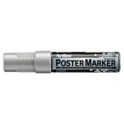 ROTULADOR ARTLINE POSTER MARKER EPP-12 PUNTA RECTANGULAR 12 MM COLOR PLATA