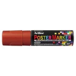 ROTULADOR ARTLINE POSTER MARKER EPP-20 PUNTA RECTANGULAR 20 MM COLOR MARRON