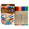 ROTULADOR ARTLINE SUPREME BRUSH EPFS PINTURA BASE DE AGUA PUNTA TIPO PINCEL TRAZO FINO BOLSA DE 12 UNIDADES