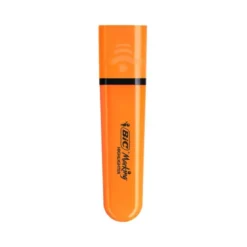 ROTULADOR BIC FLAT FLUORESCENTE NARANJA NEON CAJA DE 12 UNIDADES