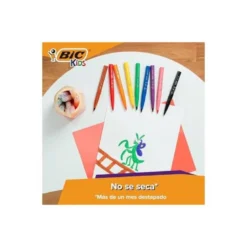 Rotulador Bic Kid Visaquarelle Punta Fina Extraflexible Pack 10 unidades