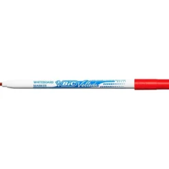 Rotulador Bic Velleda fino 1 mm color rojo para pizarra blanca