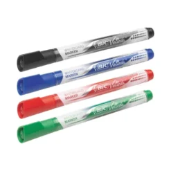 Rotulador Bic Velleda 2,2 mm color negro para pizarra blanca