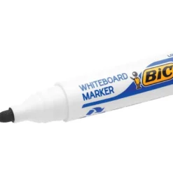 Rotulador Bic velleda para pizarra blanca punta redonda 1,3 mm azul