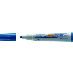 Rotulador Bic velleda para pizarra blanca punta redonda 1,3 mm azul